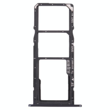 tel-szalk-19296883 Huawei Y6 (2018) fekete SIM & SD kártya tálca mobiltelefon, tablet alkatrész