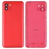  tel-szalk-19296915064 Samsung Galaxy A03 hátlapi ház lemez kamera lencse Piros