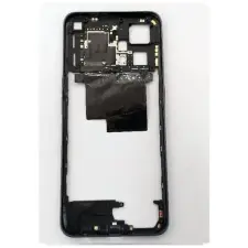  tel-szalk-19296915221 Realme 9 Pro Plus RMX3392 Fekete középső keret mobiltelefon, tablet alkatrész