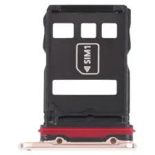  tel-szalk-19296944 Huawei Mate 40 Pro Plus arany SIM kártya tálca mobiltelefon, tablet alkatrész