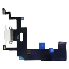  tel-szalk-19296951722940 Apple iPhone XR töltőcsatlakozó port panel Fehér mobiltelefon, tablet alkatrész