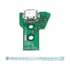  tel-szalk-19296951723294 Sony PlayStation 4 JCD JDS-040 USB töltőcsatlakozó port panel, 12 Pin FPC flex kábellel