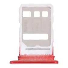  tel-szalk-192969551 Huawei Y9a piros SIM kártya tálca mobiltelefon, tablet alkatrész