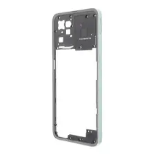  tel-szalk-1929695535 Realme C35 zöld középső keret mobiltelefon, tablet alkatrész