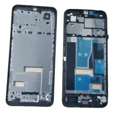  tel-szalk-1929695789 Realme C30 fekete előlap LCD keret, burkolati elem mobiltelefon, tablet alkatrész