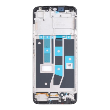  tel-szalk-1929695796 Oppo A16s fekete előlap LCD keret, burkolati elem mobiltelefon, tablet alkatrész