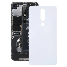  tel-szalk-1929696627 Akkufedél hátlap - burkolati elem Nokia X6 (2018), fehér mobiltelefon, tablet alkatrész