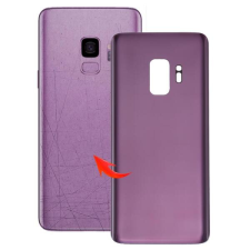 tel-szalk-1929696642 Akkufedél hátlap - burkolati elem Samsung Galaxy S9 G9600, lila mobiltelefon, tablet alkatrész