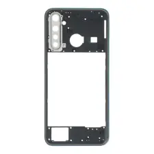  tel-szalk-192969789 Realme 5 Pro zöld középső keret mobiltelefon, tablet alkatrész