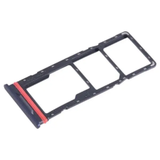  tel-szalk-19297027905 Infinix Hot 20 Fekete SIM & SD kártya tálca mobiltelefon, tablet alkatrész