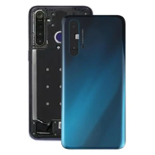  tel-szalk-1929703142 Akkufedél hátlap - burkolati elem Realme X50 5G, kék mobiltelefon, tablet alkatrész