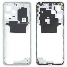  tel-szalk-1929703169 Xiaomi Redmi Note 12 fehér középső keret mobiltelefon, tablet alkatrész