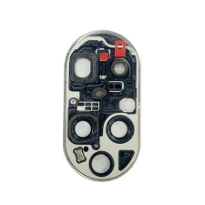  tel-szalk-1929703847 Huawei P50 Pro hátlapi kamera lencse arany kerettel mobiltelefon, tablet alkatrész