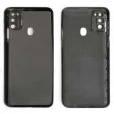  tel-szalk-1929703936 Samsung Galaxy M21 fekete akkufedél, hátlap, kamera lencse mobiltelefon, tablet alkatrész