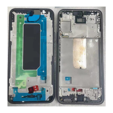 tel-szalk-1929704011 Samsung Galaxy A54 fekete előlap LCD keret, burkolati elem mobiltelefon, tablet alkatrész