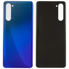  tel-szalk-192970563 Akkufedél hátlap - burkolati elem Oppo Reno3 5G, kék mobiltelefon, tablet alkatrész