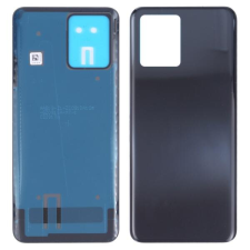 tel-szalk-192970596 Akkufedél hátlap - burkolati elem Realme 8 5G, fekete mobiltelefon, tablet alkatrész