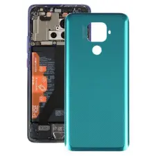  tel-szalk-192970698 Akkufedél hátlap - burkolati elem Huawei Mate 30 Lite, zöld mobiltelefon, tablet alkatrész
