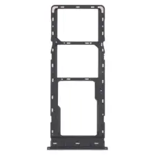  tel-szalk-192970844 Tecno Spark 4 Lite fekete SIM & SD kártya tálca mobiltelefon, tablet alkatrész