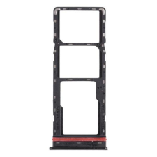  tel-szalk-1931339 Infinix Hot 8 Lite fekete SIM & SD kártya tálca mobiltelefon, tablet alkatrész