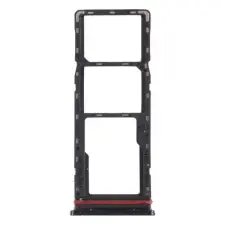  tel-szalk-1931340 Infinix Hot 10 Play fekete SIM & SD kártya tálca mobiltelefon, tablet alkatrész
