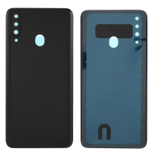  tel-szalk-1931591 Samsung Galaxy A20s fekete akkufedél, hátlap, hátlapi kamera lencse mobiltelefon, tablet alkatrész