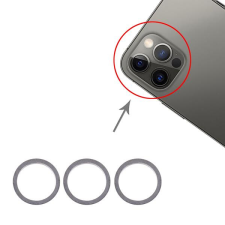 tel-szalk-193481 Apple iPhone 12 Pro hátlapi kamera lencse matt fekete mobiltelefon, tablet alkatrész