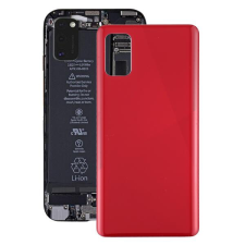 tel-szalk-193663 Akkufedél hátlap - burkolati elem Samsung Galaxy A41, piros mobiltelefon, tablet alkatrész