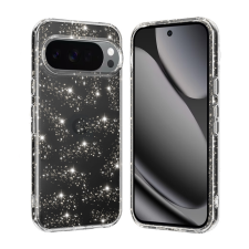  Telefontok Google Pixel 10 Pro - Glitter - átlátszó csillámos hátlap tok tok és táska