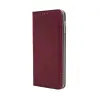  Telefontok Honor X8c - Smart Magnetic burgundy szilikon keretes mágneses könyvtok