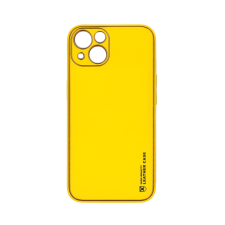 Telefontok iPhone 13 - Forcell műbőr hátlap tok, sárga tok és táska