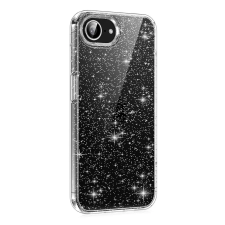  Telefontok iPhone 16e - Glitter átlátszó csillámos hátlap tok tok és táska