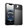  Telefontok iPhone 17e - Thunder fekete ütésálló szilikon hátlap tok