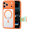  Telefontok iPhone 18 Pro - ESR CLASSIC HYBRID MagSafe narancssárga/áttetsző hátlap tok