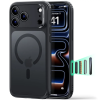  Telefontok iPhone 18 Pro Max - ESR CLASSIC HYBRID MagSafe fekete/áttetsző hátlap tok
