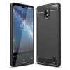  Telefontok Nokia 2.2 - Carbon mintás TPU tok, fekete