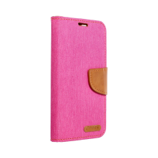  Telefontok Samsung Galaxy A03 (A035F) - Canvas pink mágneses szilikon keretes könyvtok tok és táska