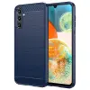  Telefontok Samsung Galaxy A14 5G - Carbon Fiber kék szilikon tok