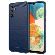  Telefontok Samsung Galaxy A14 5G - Carbon Fiber kék szilikon tok tok és táska