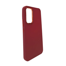  Telefontok Samsung Galaxy A54 5G - Frame - burgundy műanyag hátlap tok, szilikon kerettel tok és táska