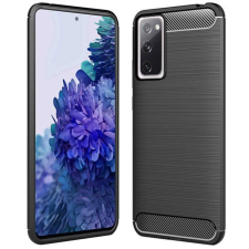  Telefontok Samsung Galaxy S20 FE - Forcell CARBON fekete szilikon tok tok és táska