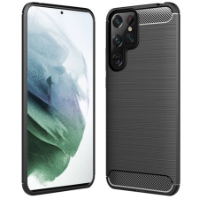  Telefontok Samsung Galaxy S22 Ultra - Forcell CARBON fekete szilikon tok tok és táska