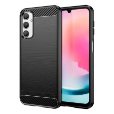  Telefontok Samsung Galaxy S25 - Carbon Fiber - fekete szilikon hátlap tok tok és táska