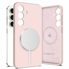 Telefontok Samsung Galaxy S25 - Tech-Protect Liquid - MagSafe kompatibilis pink hátlap tok tok és táska