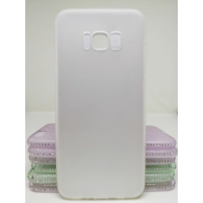 Telefontok Samsung Galaxy S8 Plus G955 - fehér áttetsző Pastel szilikon tok tok és táska