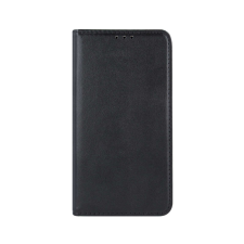  Telefontok Xiaomi 12T - Smart Magnetic fekete szilikon keretes mágneses könyvtok tok és táska