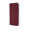  Telefontok Xiaomi 13T 5G - Smart Magnetic burgundy szilikon keretes mágneses könyvtok