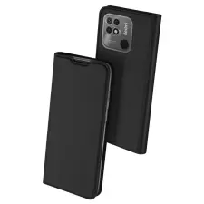  Telefontok Xiaomi Redmi 10C - Dux Ducis fekete kinyitható tok tok és táska