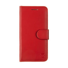  Telefontok Xiaomi Redmi 12C - Tactical Field piros szilikon keretes könyvtok mágneses ráhajtófüllel tok és táska