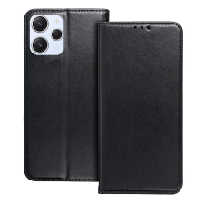  Telefontok Xiaomi Redmi 13 - Smart Magnetic fekete szilikon keretes mágneses könyvtok tok és táska